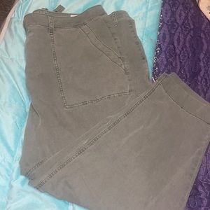 Old Navy green Denim Pant SZ 22